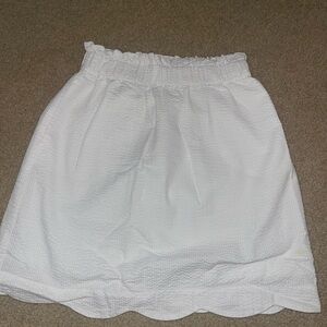 Lauren James White Skirt Small